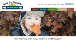 Desktop Screenshot of newbeginningsforkids.org